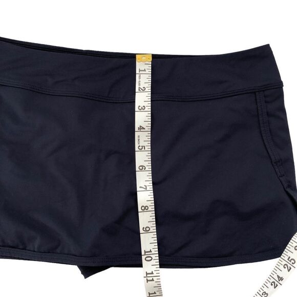Athleta Tidal Swim Skirt Navy Blue Medi Size Large - Picture 12 of 13